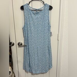 Old Navy Blue Floral Dress
